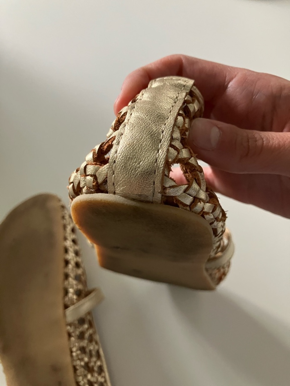 The Women's Woven Ballerina Mary Jane by Anya Origo barefoot shoes - Picture 7 of 11